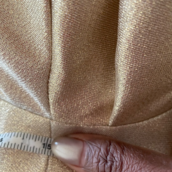 Luxxel Champagne Shimmer Bubble Dress NWT - Picture 14 of 15